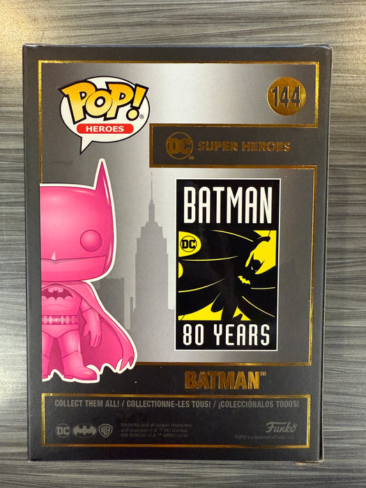 Funko POP! Heroes: Batman [Pink] Chrome (2019 NYCC/1500 PCS) #144
