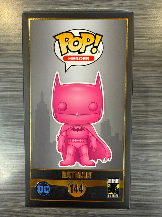 Funko POP! Heroes: Batman [Pink] Chrome (2019 NYCC/1500 PCS) #144