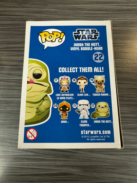 Funko POP! Star Wars: Jabba The Hutt [Large Font/First Release] (Damaged Box) [C] #22
