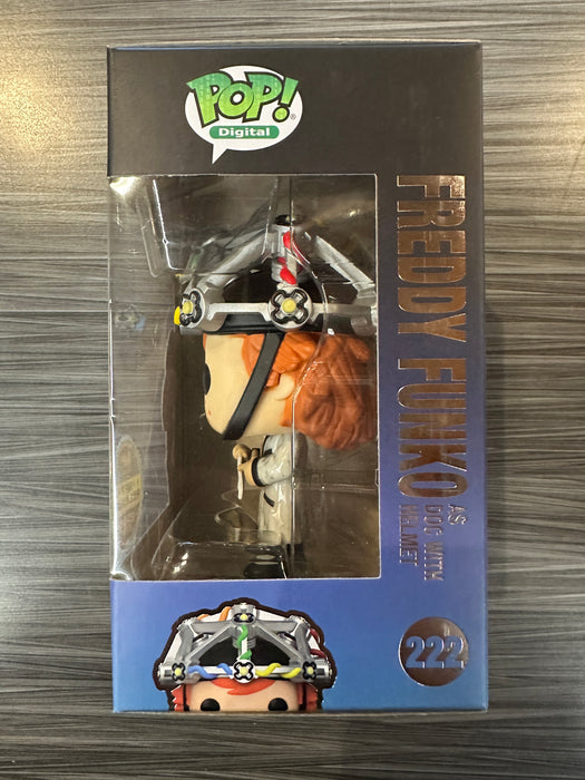 Funko POP! Digital: Back To The Future - Freddy Funko as Doc with Helmet (NFT Release 2500 PCS)(Damaged Box) #222