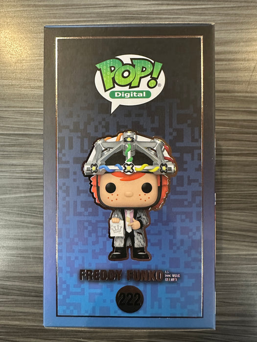 Funko POP! Digital: Back To The Future - Freddy Funko as Doc with Helmet (NFT Release 2500 PCS)(Damaged Box) #222