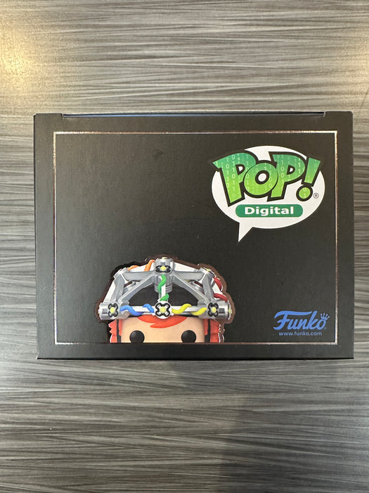 Funko POP! Digital: Back To The Future - Freddy Funko as Doc with Helmet (NFT Release 2500 PCS)(Damaged Box) #222