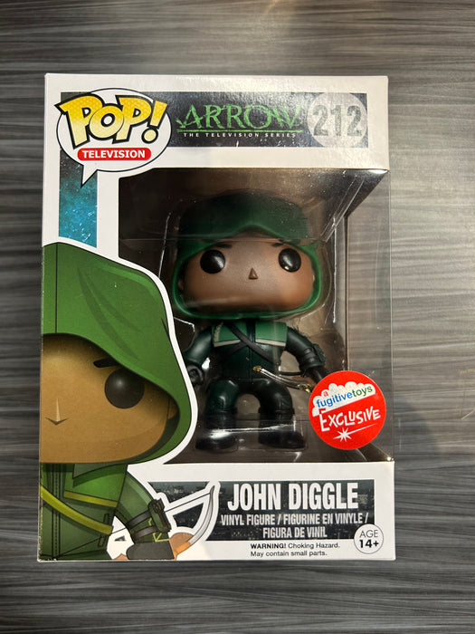 Funko POP! Television: Arrow - John Diggle (FugitiveToys)(Damaged Box)[B] #212