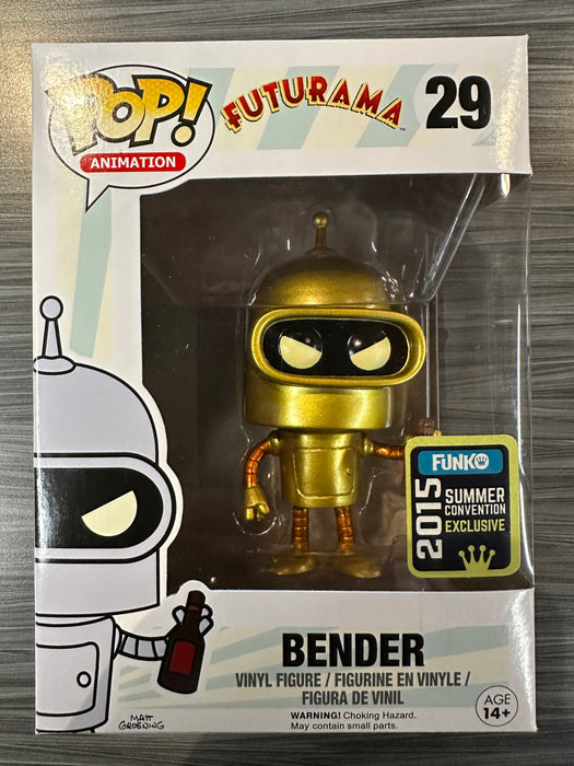 Funko POP! Animation: Futurama - Bender (2015 Summer Convention)(Damaged Box)[C] #29