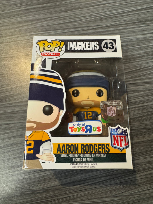 Funko POP! Football: Packers - Aaron Rodgers (Toys R Us)(Damaged Box)[A] #43