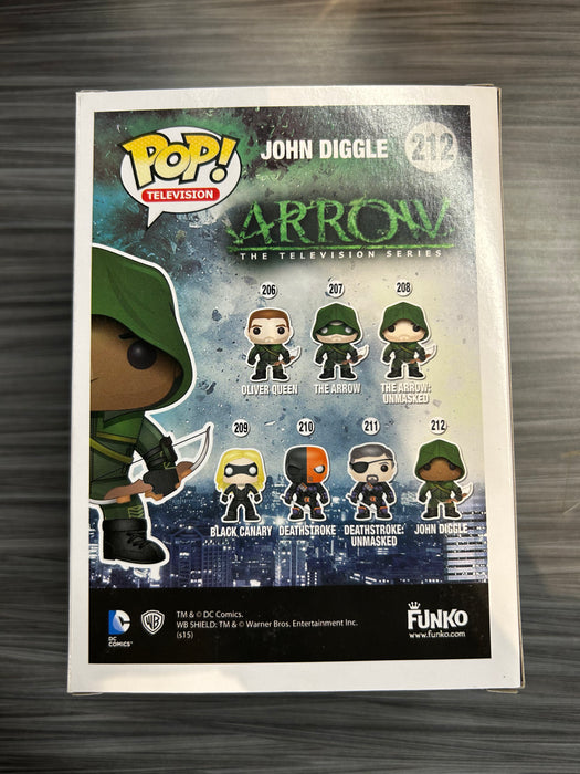 Funko POP! Television: Arrow - John Diggle (FugitiveToys)(Damaged Box)[B] #212