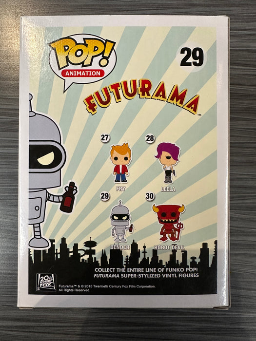 Funko POP! Animation: Futurama - Bender (2015 Summer Convention)(Damaged Box)[C] #29