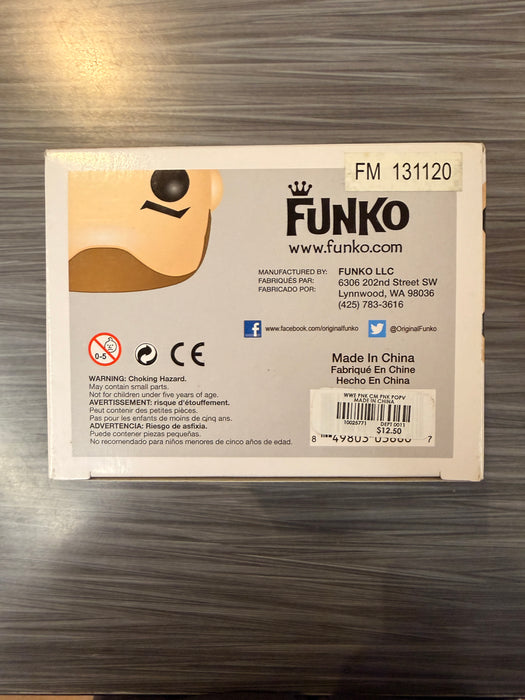 Funko POP! WWE: CM Punk (Hot Topic)(Damaged Box) #02