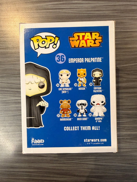 Funko POP! Star Wars: Emperor Palpatine [White Face] (Damaged Box)[A] #36