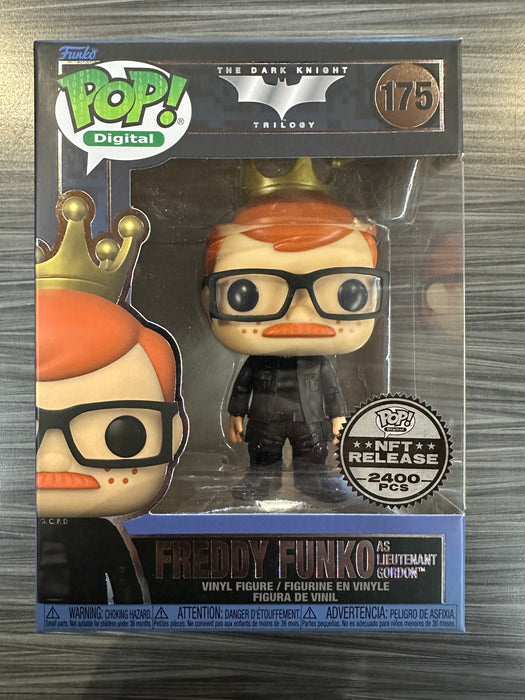 Funko POP! Digital: The Dark Knight Trilogy - Freddy Funko as Lieutenant Gordon (NFT Release 2400 PCS)(Damaged Box) #175
