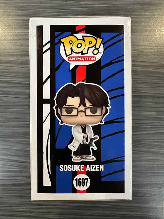 Funko POP! Animation: Bleach - Sosuke Aizen (Signed/Kyle Hebert/JSA)(Damaged Box) #1697