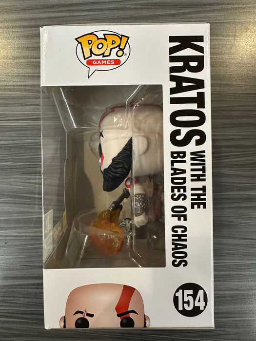 Funko POP! Games: God of War - Kratos [With The Blades Of Chaos](GiTD)(GameStop)(Damaged Box)[B] #154