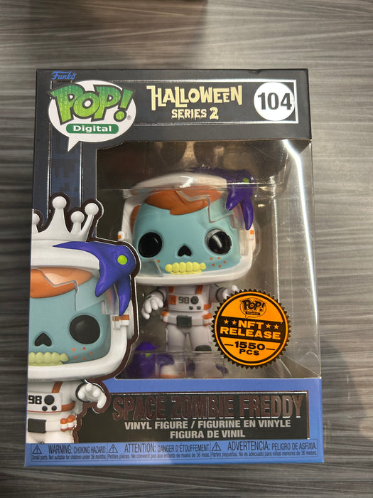 Funko POP! Digital: Halloween Series 2 - Space Zombie Freddy (NFT Release)(1550 PCS)(Damaged Box) #104