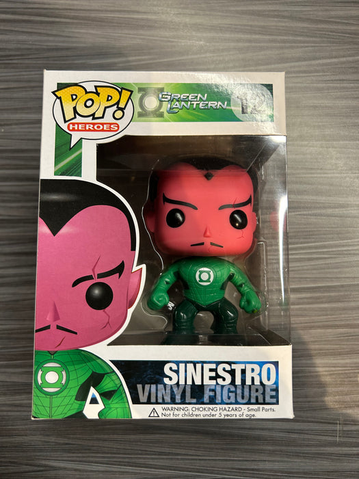 Funko POP! Heroes: Green Lantern - Sinestro (Damaged Box) #12