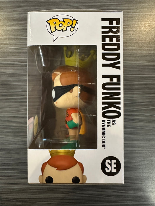 Funko POP! Fun On The Run: Freddy Funko As The Dynamic Duo (2023 Fun On The Run)(CHASE)(Damaged Box) #SE