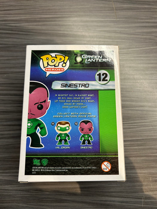 Funko POP! Heroes: Green Lantern - Sinestro (Damaged Box) #12