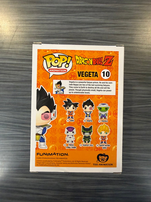 Funko POP! Animation: DragonBall Z - Vegeta [Metallic](2015 SDCC)(Damaged Box) #10