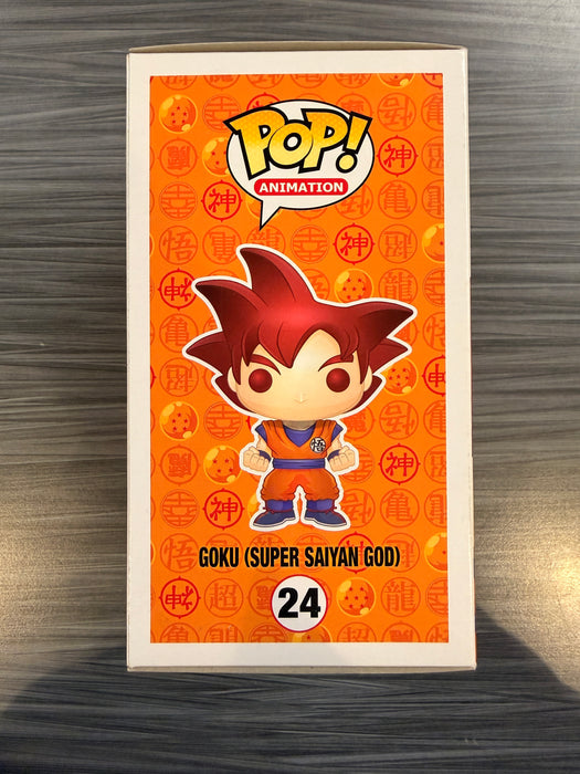 Funko POP! Animation: Dragon Ball Z - Goku [Super Saiyan God](Damaged Box) #24