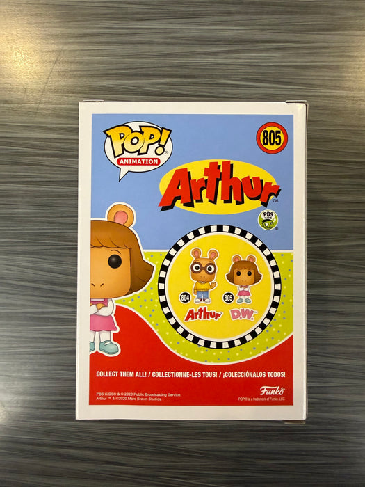 Funko POP! Animation: Arthur - D.W. (Damaged Box*) #805