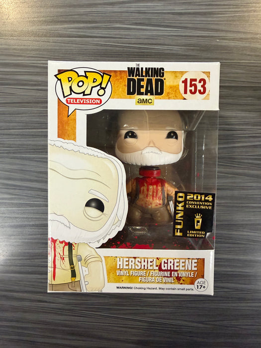 Funko POP! Television: The Walking Dead - Hershel Greene (2014 Convention Exclusive)(Damaged Box) #153