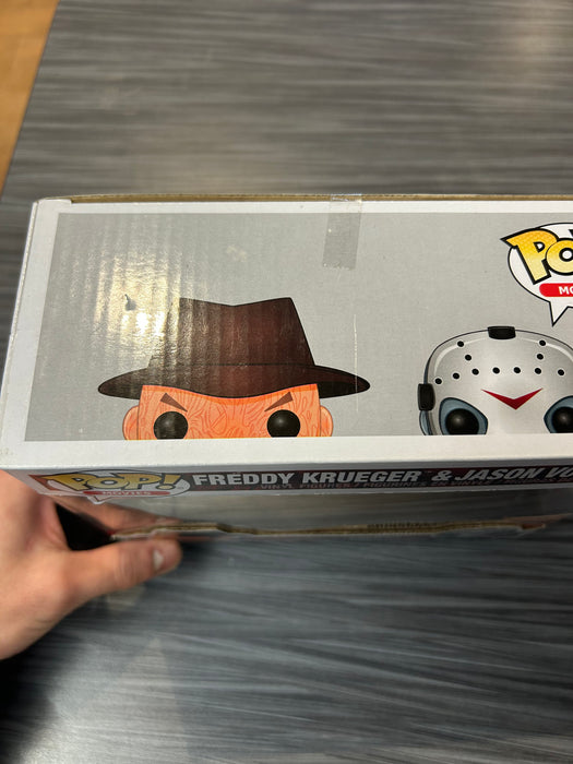 Funko POP! Movies: Freddy Krueger & Jason Voorhees (Box Lunch)(Damaged Box) 2 Pack