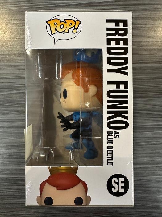 Funko POP! Camp Fundays: Freddy Funko As Blue Beetle (2023 Camp Fundays 250 PCS)(Damaged Box) #SE