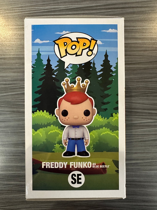 Funko POP! Camp Fundays: Freddy Funko As Blue Beetle (2023 Camp Fundays 250 PCS)(Damaged Box) #SE