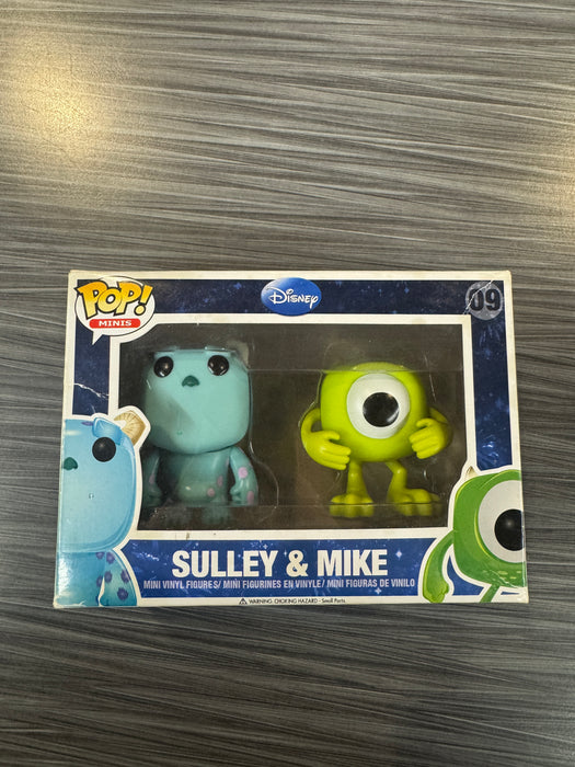 Funko POP! Minis: Disney - Sulley & Mike (Damaged Box*) #09