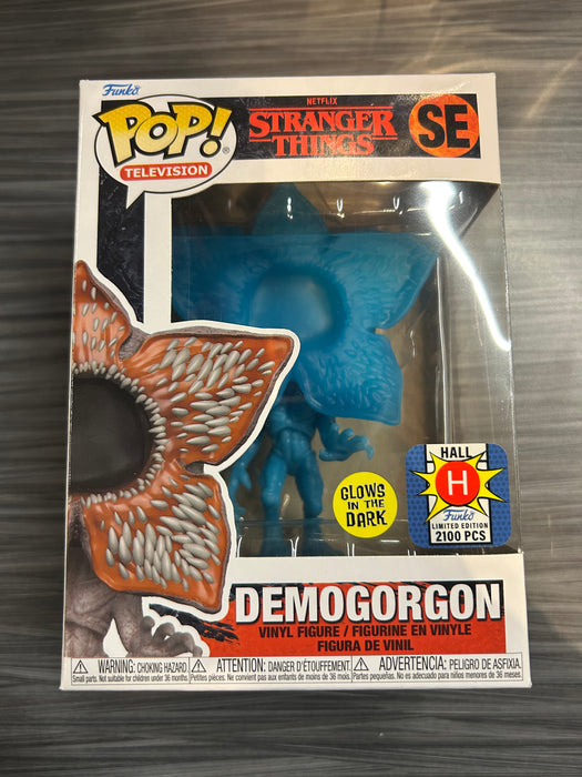 Funko POP! Television: Stranger Things - Demogorgon (GiTD)(H Hall)(2100 PCS)(Damaged Box) #SE