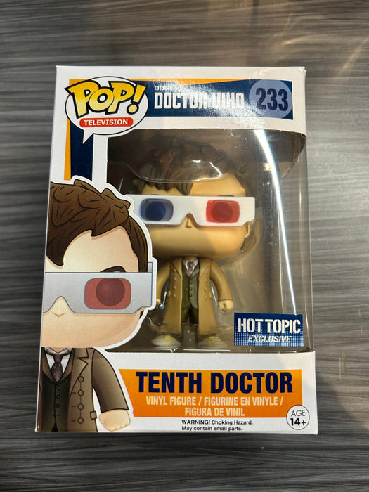 Funko POP! Television: Doctor Who - Tenth Doctor (Hot Topic)(Damaged Box) #233