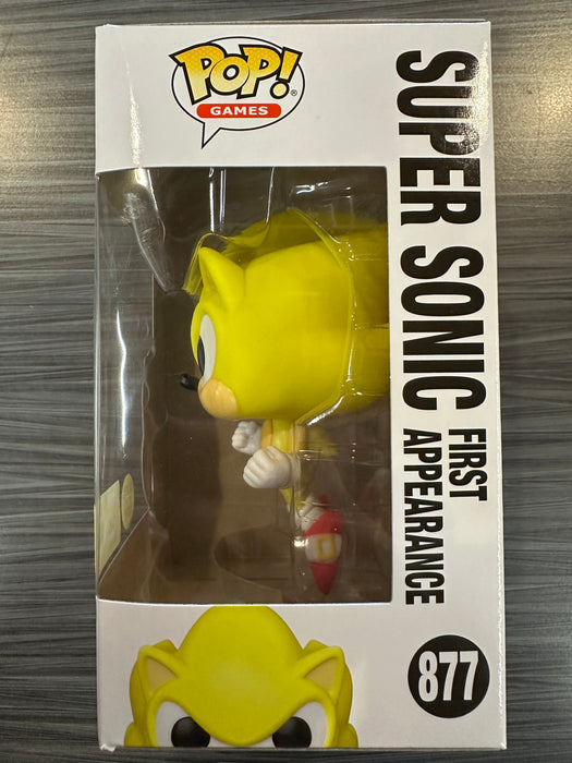 Funko POP! Games: Sonic the Hedgehog - Super Sonic [First Appearance](2022 SDCC)(GiTD)(Damaged Box)[A] #877