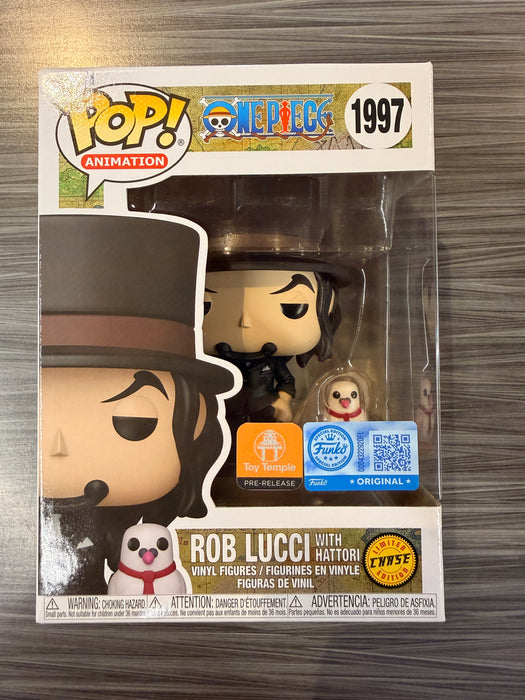 Funko POP! Animation: One Piece - Rob Lucci w/ Hattori (Funko Sticker/Toy Temple)(CHASE)(Damaged Box)[A] #1997