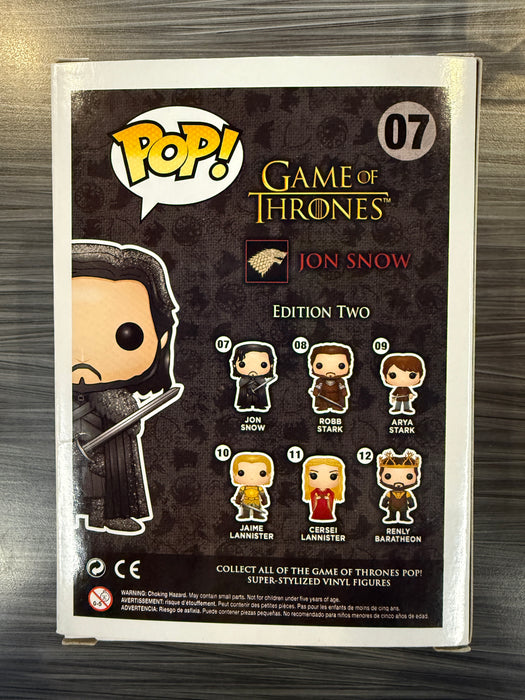 Funko POP! Game of Thrones: Jon Snow (Beyond The Wall)(Damaged Box) #07