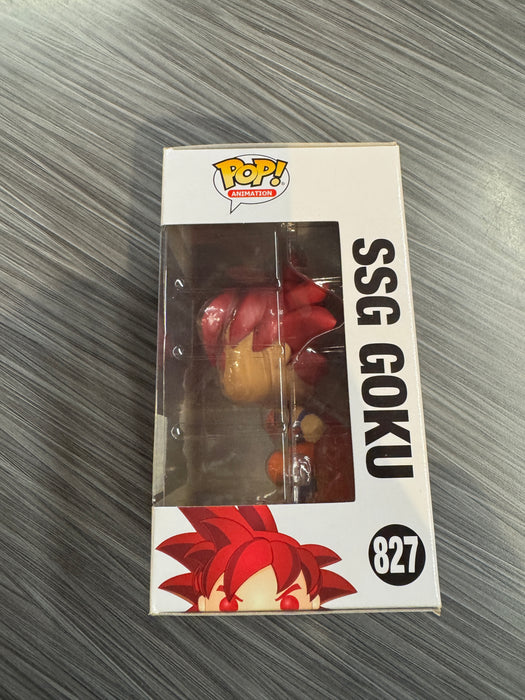 Funko POP! Animation: Dragonball Super - SSG Goku (2020 Summer Convention)(Damaged Box) #827