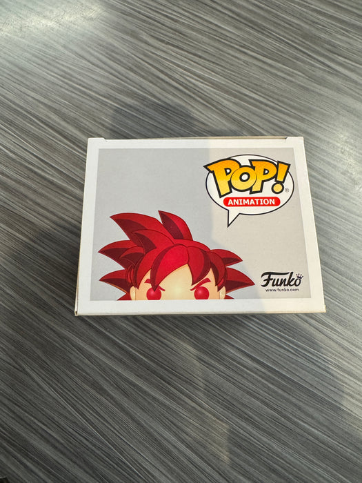 Funko POP! Animation: Dragonball Super - SSG Goku (2020 Summer Convention)(Damaged Box) #827