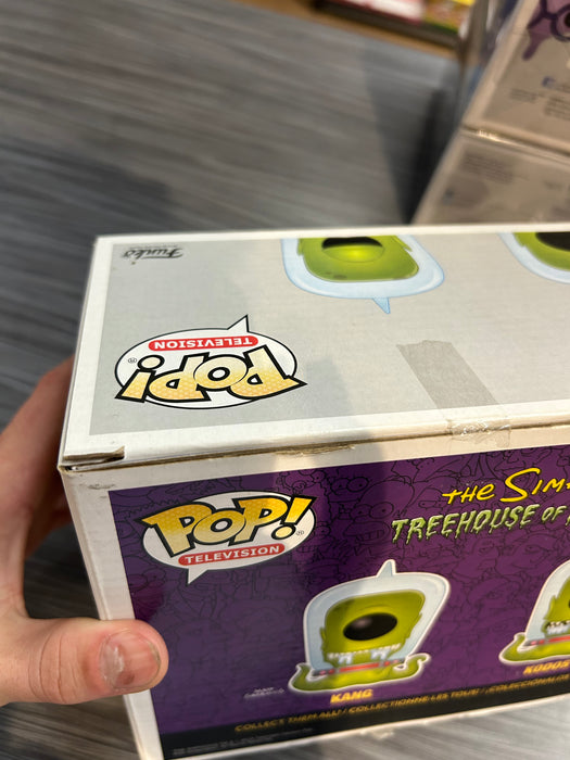 Funko POP! Television: The Simpsons Treehouse of Horror - Kang & Kodos [2-Pack] (GiTD)(2019 SDCC)(Damaged Box)