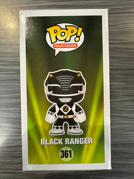 Funko POP! Television: Power Rangers - Black Ranger (Damaged Box)  #361