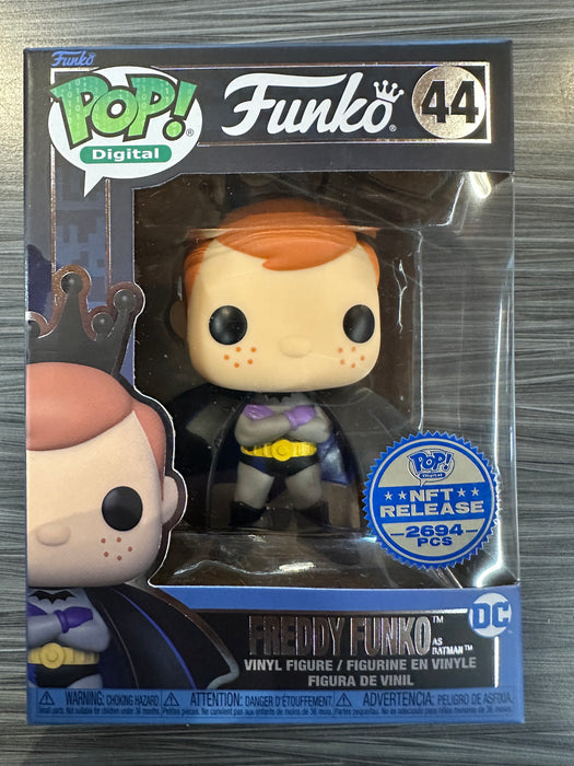 Funko POP! Digital: Freddy Funko As Batman (NFT Release)(2694 PCS)(Damaged Box) #44