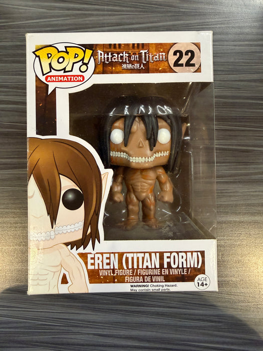 Funko POP! Animation: Attack On Titan - Eren [Titan Form][3 Languages] (Hot Topic)(Damaged Box) #22