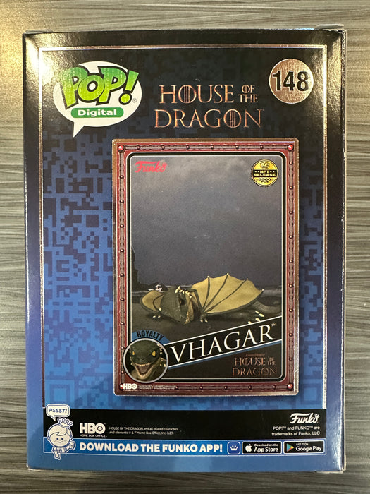 Funko POP! Digital: House of The Dragon - Vhagar (NFT 3500 PCS)(Damaged Box) [B] #148