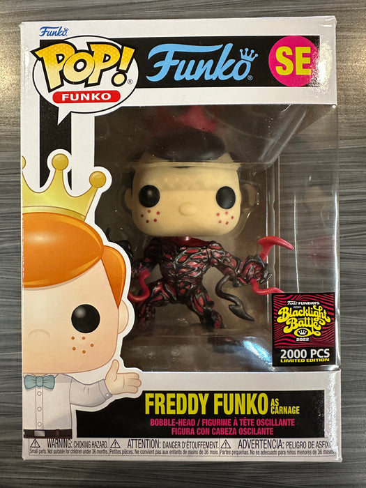 Funko POP! Funko: Freddy Funko as Carnage [Metallic] (Blacklight Battle)(2000 PCS)(Damaged Box) [B] #SE