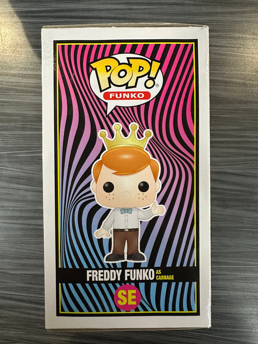 Funko POP! Funko: Freddy Funko as Carnage [Metallic] (Blacklight Battle)(2000 PCS)(Damaged Box) [B] #SE