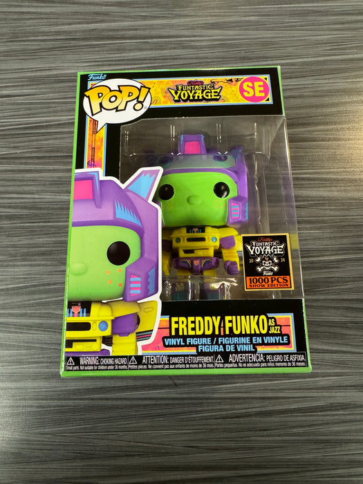 Funko POP! Funtastic Voyage: Freddy Funko as Jazz [Blacklight] (1000 PCS)(Show Edition) #SE