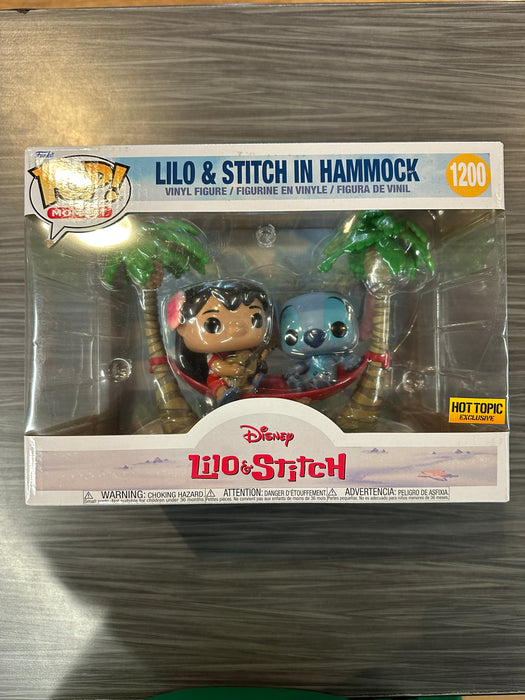 Funko POP! Moment: Disney Lilo & Stitch - Lilo & Stitch In Hammock (Hot Topic)(Damaged Box*) #1200