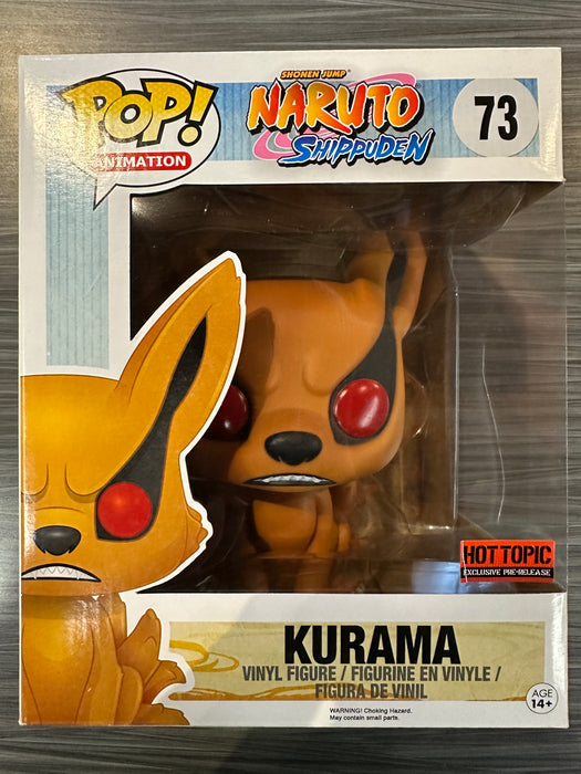 Funko POP! Animation: Naruto Shippuden - Kurama [6 Inch](Hot Topic Pre-Release)(Damaged Box) #73