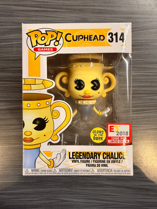 Funko POP! Games: Cuphead - Legendary Chalice (GiTD)(2018E3)(1500 PCS)(Damaged Box) #314
