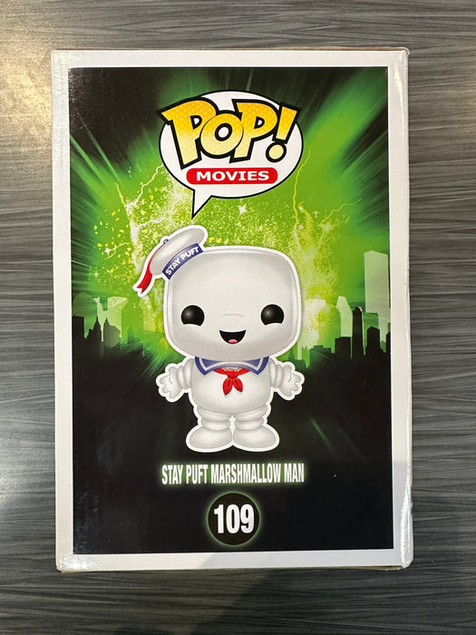 Funko POP! Movies: Ghostbusters - Stay Puft Marshmallow Man [6 Inch](2014 SDCC 2500 PCS)(GiTD)(Damaged Box) #109