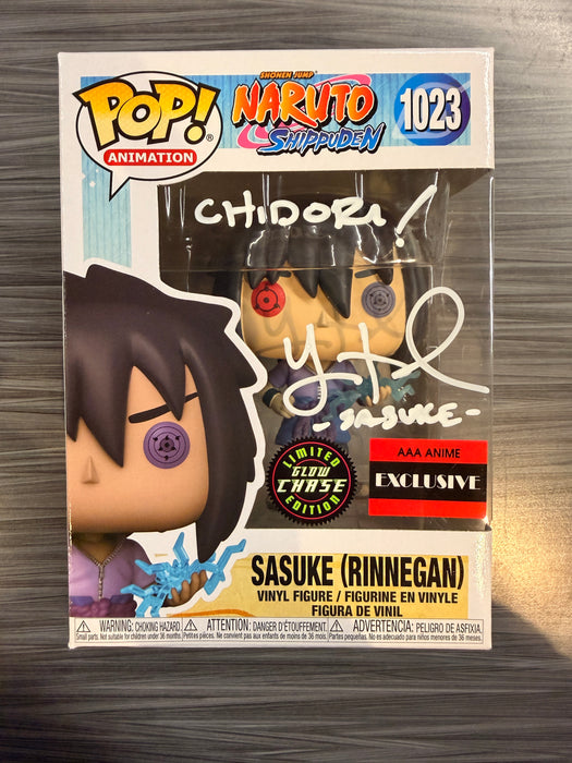 Funko POP! Animation: Naruto Shippuden - Sasuke (Rinnegan)(GiTD)(CHASE)(AAA)(Damaged Box) #1023