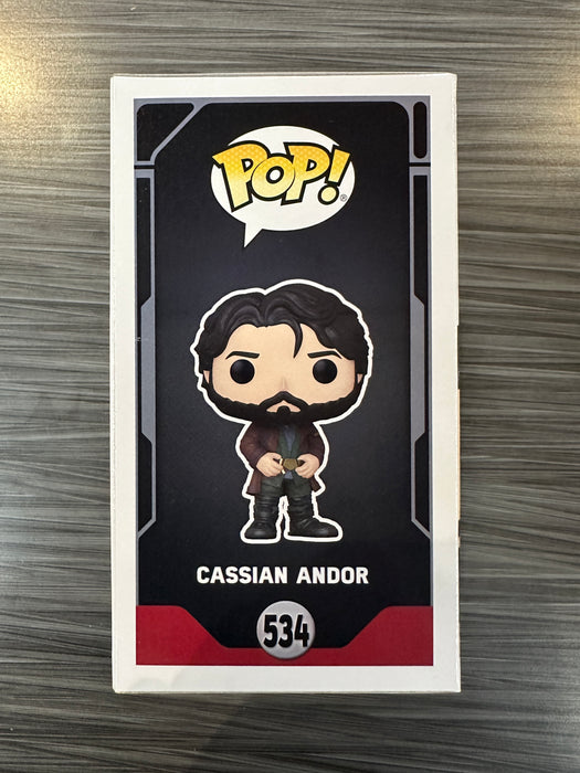 Funko POP! Star Wars: Cassian Andor (2022 Summer Convention)(Signed/Antonio Vina/JSA) #534