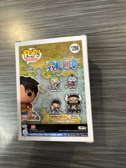 Funko POP! Animation: One Piece - Luffy Gear Two (Fundom)(CHASE)(Signed/Colleen Clickenbeard/JSA) #1269